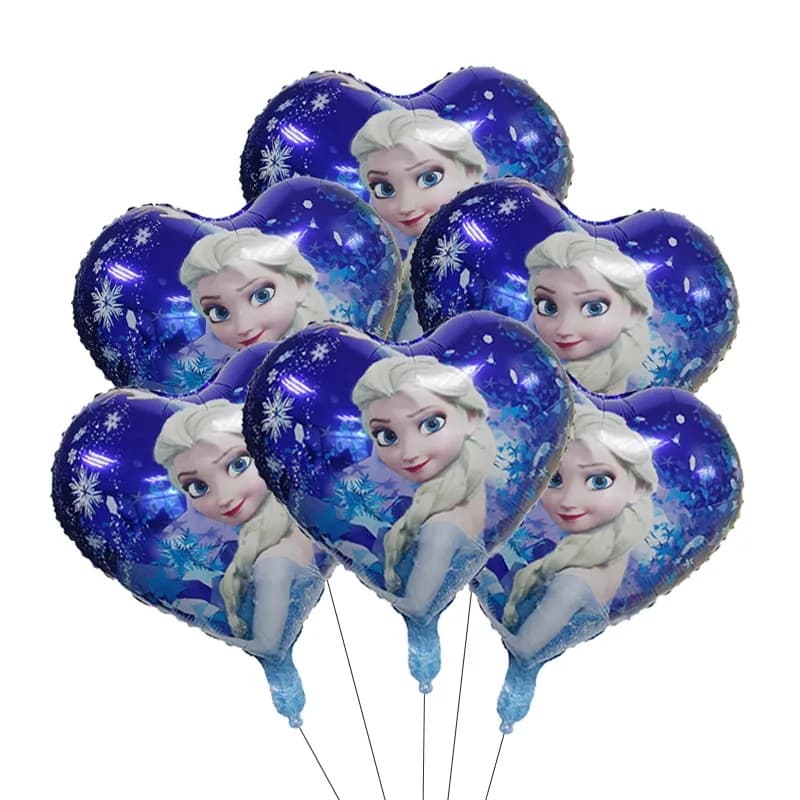 Kit 6 Balão Metalizado Frozen