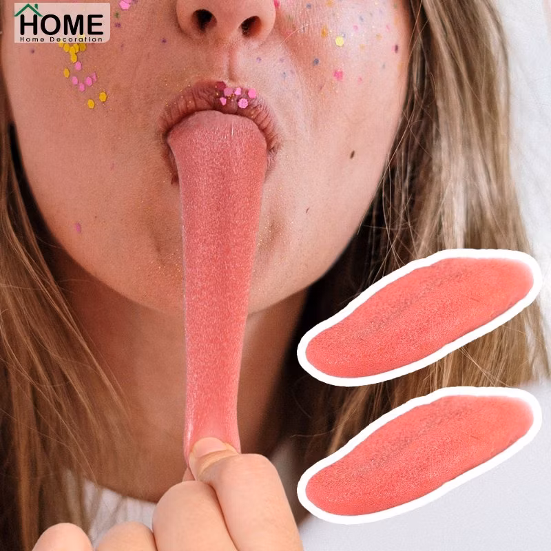 [Home] 1pc Halloween Pranking Artificial Falsa Língua Horrível Realista Festa Da Favorece O Festival