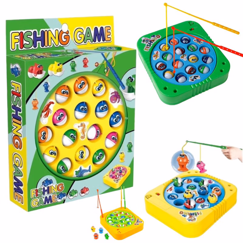 Brinquedo Pega Peixe Promocional - Jogo Pescaria Infantil Presente