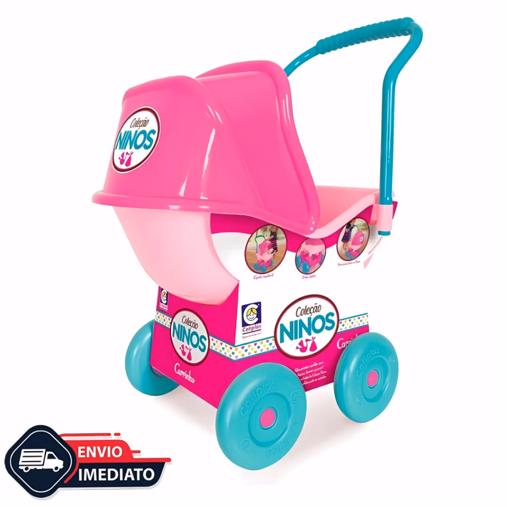 Carrinho De Boneca Brinquedo Coleção Ninos Para Bebê Reborn 2215 - Cotiplás