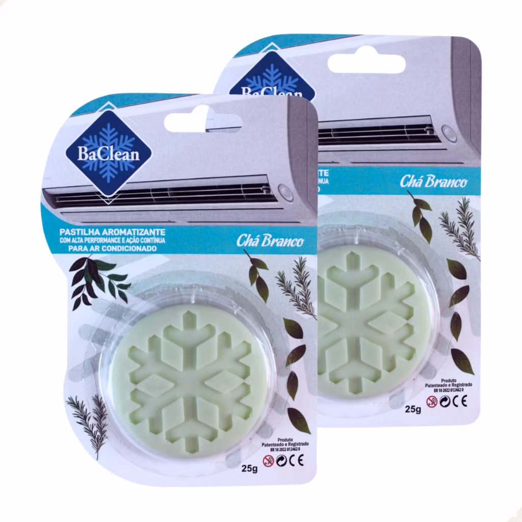 Kit 2 Pastilhas Aromatizantes Ambiente Para Ar Acondicionado
